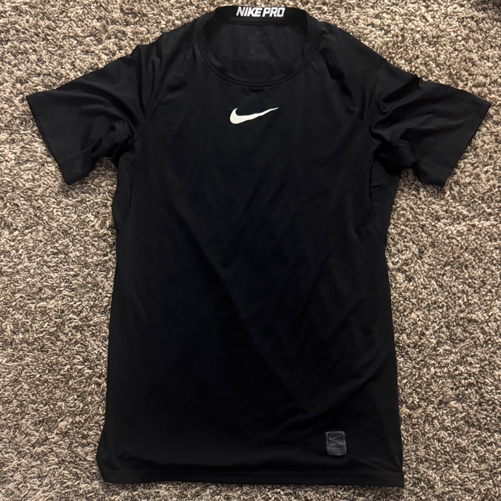 Nike Pro Men's Black Compression Tee